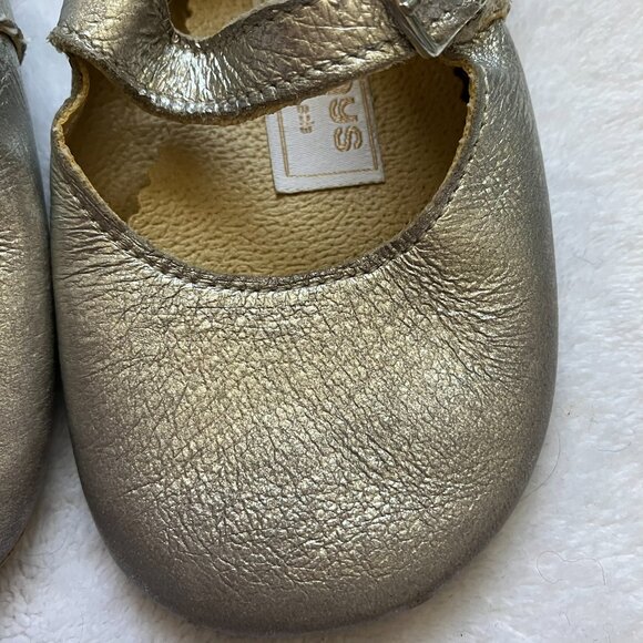 Early Days Baby Shoes Size 2 Silver Leather Mary Janes | UK Classic Style GUC - Picture 11 of 16
